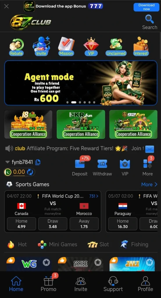 87Club Game